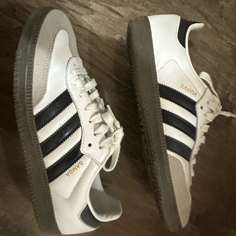 Adidas Samba White and Black Men's Shoes